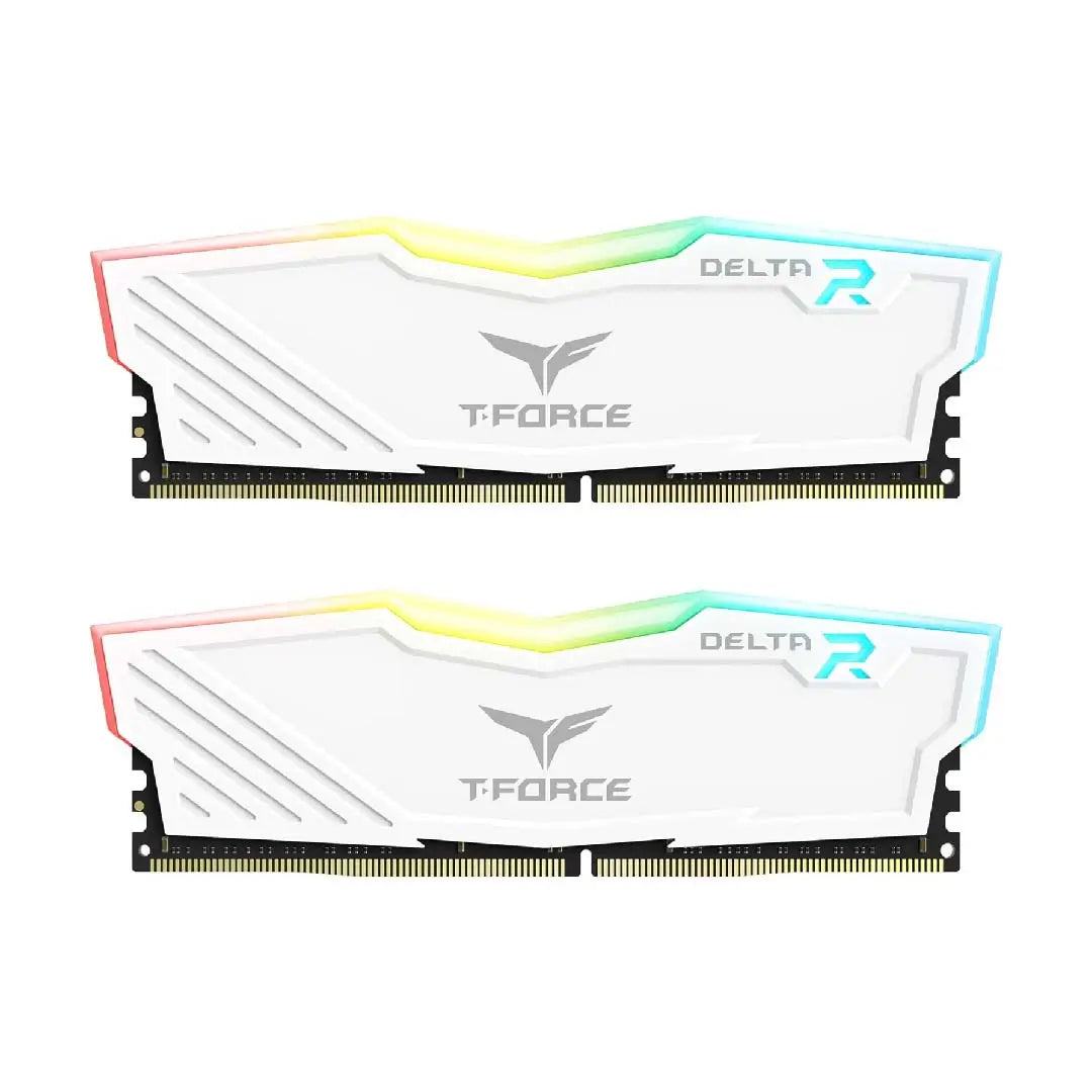TeamGroup T-Force Delta RGB DDR4 16GB White 3200MHz CL16 RAM in Dubai, UAE TeamGroup T-Force Delta RGB DDR4 16GB White 3200MHz CL16 RAM in Dubai, UAE